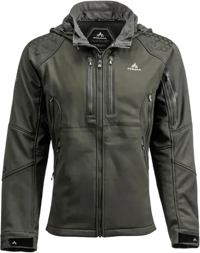 Vista 2 de Pnuma OUTDOORS Waypoint - Chaqueta de caza unisex para todas las estaciones, resistente al viento, repelente al agua, de secado rápido, elástica