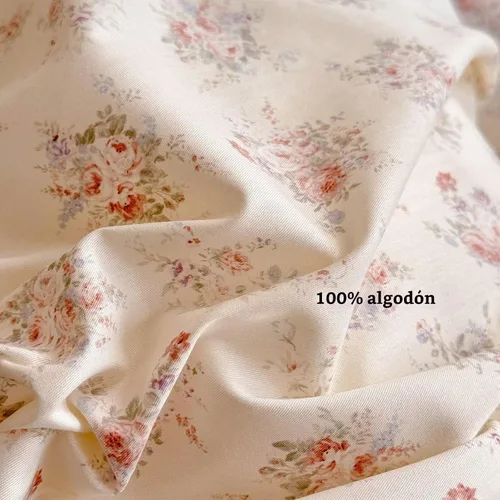 Vista 5 de Funda de edredón de algodón floral tamaño individual con volantes de encaje 100% algodón para adolescentes y niñas, juego de ropa de cama de 3