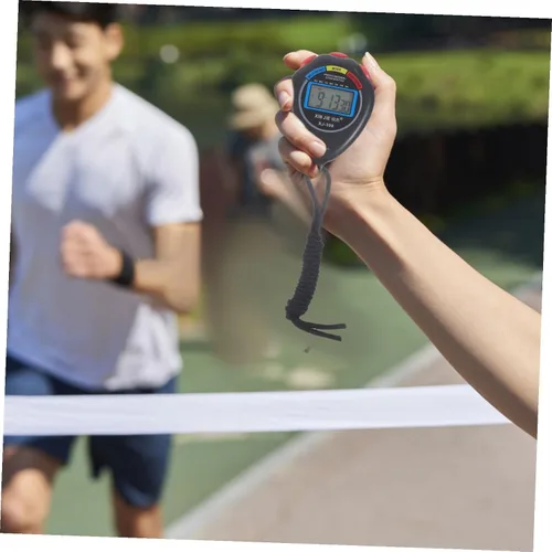 Vista 5 de BESPORTBLE 2pcs Running Fitness Cronómetro Portátil Digital Deportes Cronómetro Pantalla Grande para Entrenamiento