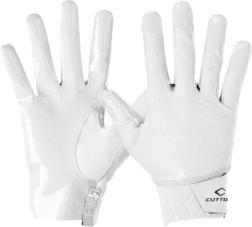 Vista 14 de Cutters Rev Pro - Guantes de fútbol para hombre, con agarre ultra adhesivo, para adultos, 1 par