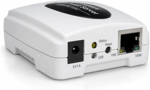 Vista 2 de X-MEDIA XM-PS110U 1-Port 10/100Mbps Fast Ethernet Servidor de impresión USB Servidor de impresión de red de puertos USB 2.0
