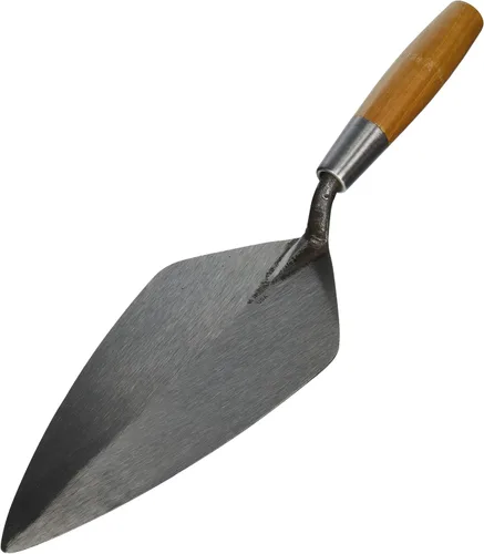 Vista 2 de Kraft Tool RO116-9 Paleta estrecha de ladrillo Londres de 9 pulgadas con mango de madera de 6 pulgadas