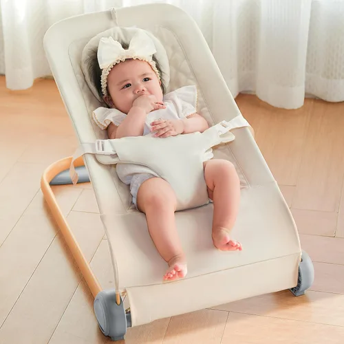 Vista 8 de Fodoss Moisés para bebés, asiento de gorila portátil para bebés, diseño ergonómico, moisés para bebés, color beige