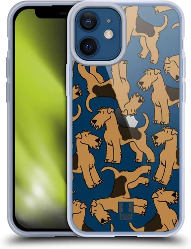 Vista 34 de Head Case Designs Airedale Terrier - Funda de gel suave con 4 patrones de razas de perro [protección de grado militar] compatible con Apple iPhone 7