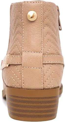 Vista 3 de Nautica Kids Girls Ankle Bootie With Side Buckle and Zipper, Dress Boot -For Youth & Toddler (ToddlerLittleBig Kids)