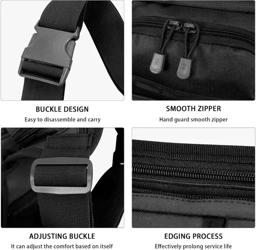 Vista 2 de kingsea Bolsa táctica de pierna caída, impermeable, bolsa táctica para muslos, bolsa multifuncional para mujeres y hombres, bicicleta, motocicleta