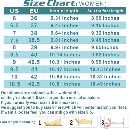 Vista 6 de ENOSKY Zapatos anchos para mujer, zapatos antideslizantes para mujer, zapatos de soporte de arco para mujer, zapatos deportivos hipersuaves