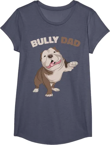 Vista 21 de American Bully Dad Dog Owner Father Funny Men T-Shirt Asphalt Grey