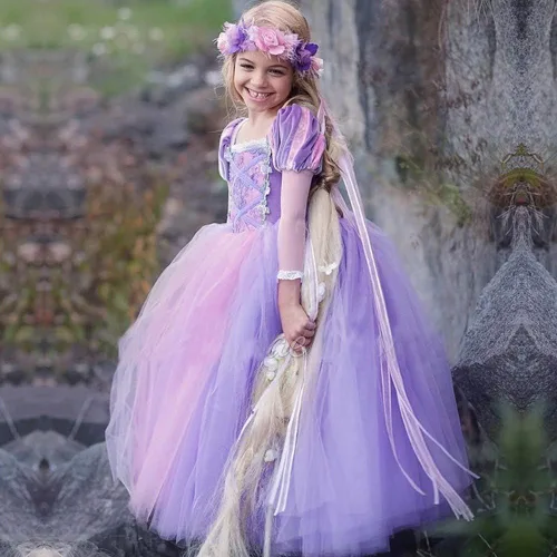 Vista 57 de Vestido de cumpleaños de princesa Sofía para niñas, disfraz de Halloween, concurso de Navidad, fiesta de noche, baile