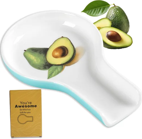 Vista 7 de Soporte para cuchara de cerámica para decoración de cocina, soporte