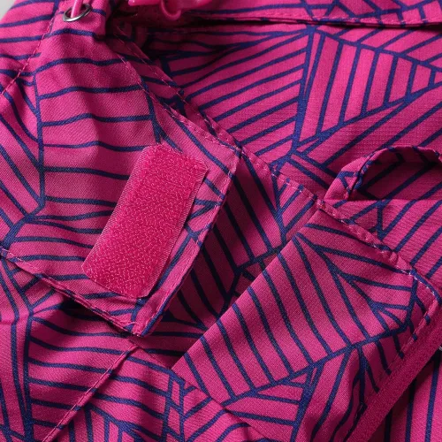 Vista 7 de Aagetenar Chaqueta impermeable para mujer, para exteriores, con capucha, ligera, rompevientos para senderismo