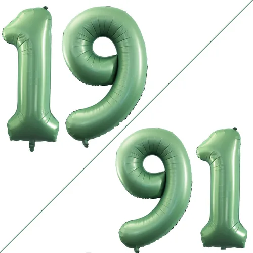 Vista 356 de Goer, conjunto de globos de papel aluminio para decoraciones de cumpleaños, globos de las letras de feliz cumpleaños y de números Oro