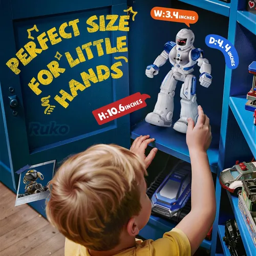 Vista 5 de Ruko 6088 Programmable Robot, Gesture Sensing Intelligent Remote Control Robot for Kids 3-6 Years, Christmas Birthday Gift