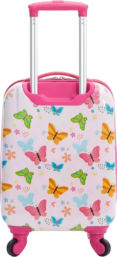 Vista 10 de Travelers Club Juego de viaje de equipaje para niños, 23 piezas, mariposa, 5, Mariposa, Juego de equipaje de viaje para niños de 23 piezas