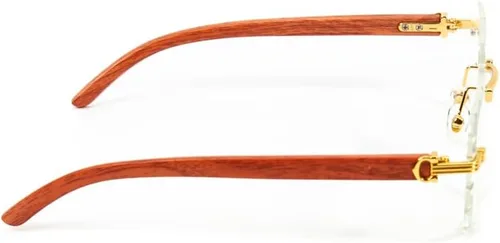 Vista 7 de Street Knitted Brazo de madera roja de lujo, sin marco, transparente, marco dorado, cuadrado, de lujo, grano de madera, sin marco, sin receta