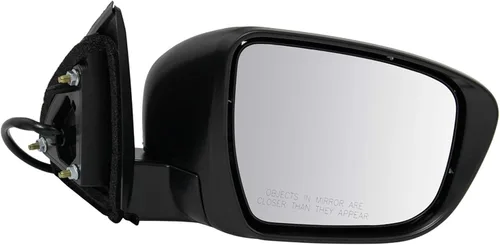 Vista 169 de TRQ Cubierta cromada del espejo manual del lado del pasajero, acabado liso para Volvo VNL 2004-2014 Para Volvo VNL 2004-2014