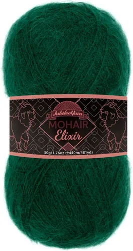 Vista 102 de JubileeYarn Mohair Elixir Yarn - 50g/Skein Baby Wool Blend - Cosmopolitan - 1 Skein