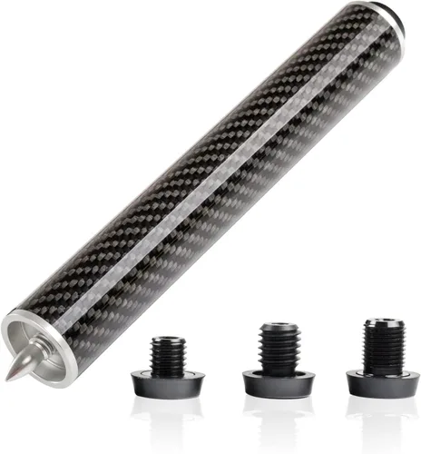 Vista 11 de KONLLEN Pool Cue Extension, Carbon Fiber Billiard Extension with 3 Rear-End Adapters, Bullet-Style Threaded Connection, Available in 2" 3" 4" 6" 8