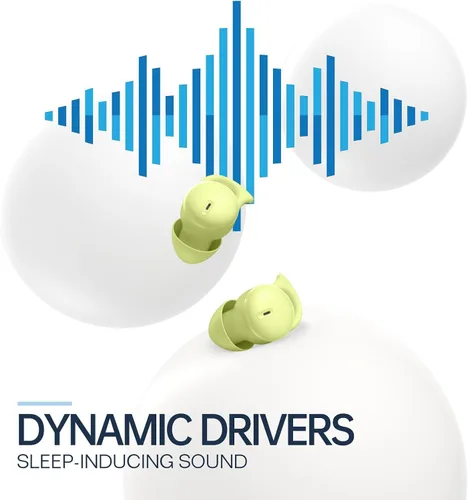Vista 6 de Auriculares invisibles para dormir de lado, con bloqueo de ruido, auriculares inalámbricos Bluetooth 5.3 para dormir, conducir, senderismo