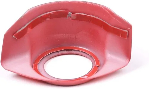 Vista 4 de Para Alfa Romeo Giulia Stelvio 2017-2019 ABS Plástico Car Start Motor Stop Cover Trim Accesorios (Rojo)