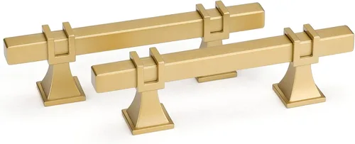 Vista 23 de Goldenwarm Paquete de 5 tiradores de gabinete negros de 3 pulgadas de aleación de zinc negro mate para gabinete, manijas de tocador, cajones