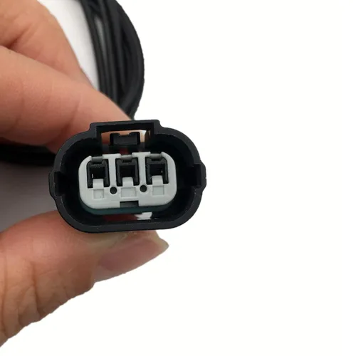 Vista 5 de Conector de interruptor de sensor de presión de aceite compatible con Honda Odyssey Pilot Civic Insight Acura MDX RDX 38260-RNA-A01 Negro