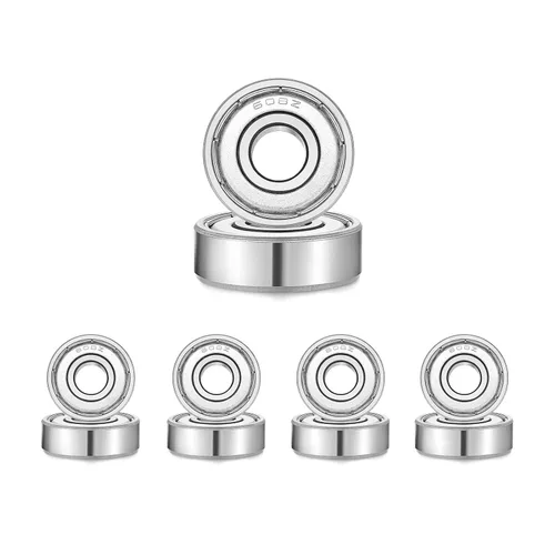Vista 6 de 608-Z Rodamientos de patineta miniatura sellados blindados - 0.315x0.866x0.276 in, 10 unidades, utilizados en maquinaria de longboard y scooters