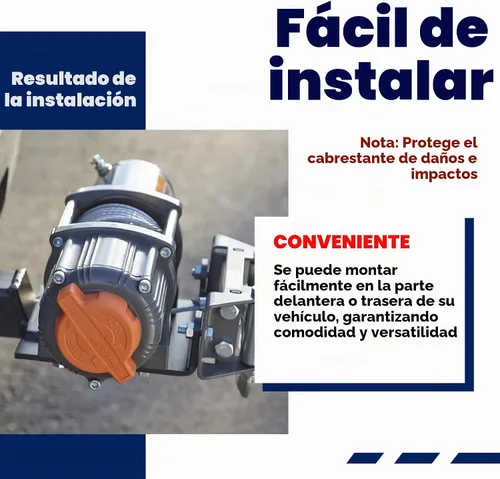 Vista 5 de Placa de montaje universal para cabrestante de remolque con receptor de 2 pulgadas, soporte de cabrestante placa de montaje para ATV, UTV