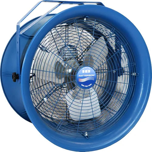 Vista 3 de Patterson Fans H18A Ventilador de alta velocidad, montaje en abrazadera, 1 HP 115/220v