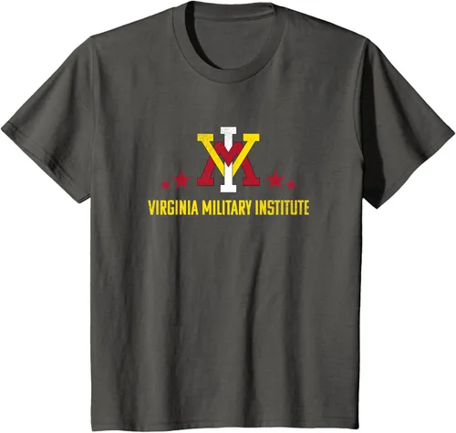 Vista 17 de Virginia Military Institute VMI Keydets Logo Camiseta, Negro