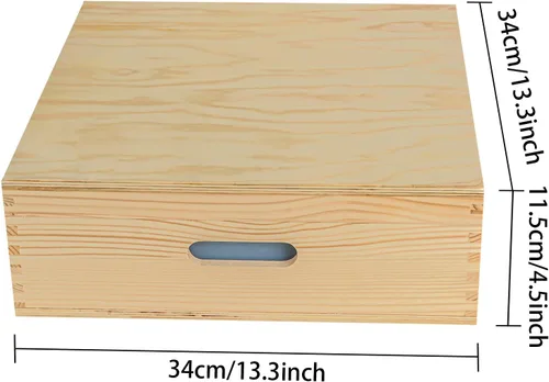 Vista 4 de Moldes de jabón grandes, revestimiento de silicona rectangular de 8L/282 oz para molde de 18 barras con caja y tapa de madera, herramientas