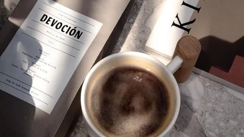Vista 2 de Toro House Blend 100% café colombiano en grano entero, 12 onzas