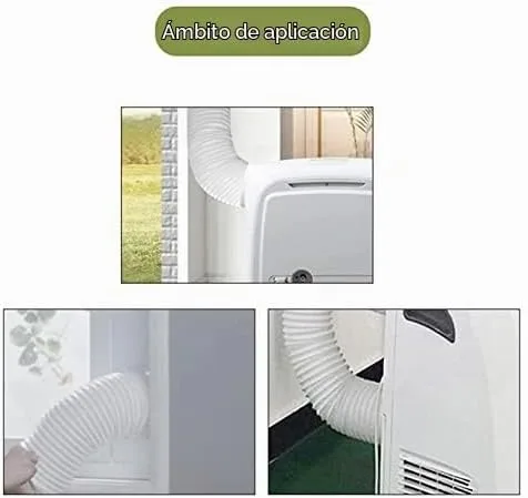 Vista 5 de HEEPDD Conducto de escape ajustable para unidad de CA móvil 1.5P