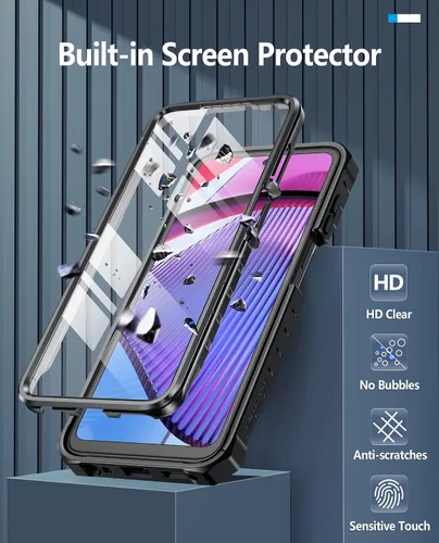 Vista 6 de FNTCASE Funda para Moto G 5G 2023 / Moto G Power 5G 2023 con función atril