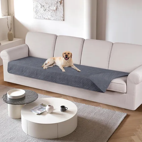 Vista 11 de TAOCOCO Funda de cojín de sofá 100% impermeable reversible, funda de asiento de sofá para perros y mascotas, funda de sofá biplaza para sofá