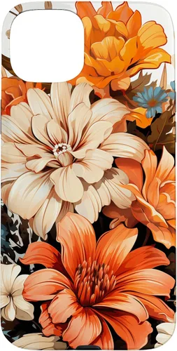 Vista 9 de Funda para iPhone 11 Pro Max Vintage Autumn Flower Fall Pumpkin Girl Women Fall