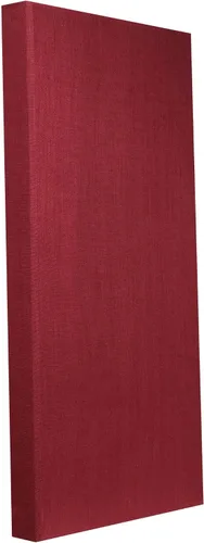 Vista 8 de ATS Acoustics Panel acústico absorbente de sonido 24" x 48" x 4" borde biselado (negro)