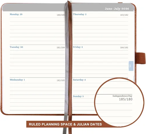 Vista 4 de Calendario de bolsillo 2026 – Agenda de bolsillo 2026 de enero de 2026 a diciembre de 2026, planificador pequeño para bolso, 6.4 x 3.8 pulgadas
