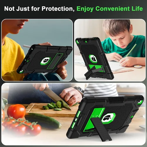 Vista 7 de TIMISM Funda para iPad de 9ª/8ª/7ª generación (2021/2020/2019), resistente grado militar, a prueba de golpes, resistente, funda protectora de 10.2