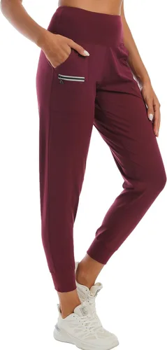 Vista 147 de Kcutteyg - Pantalones deportivos con bolsillos para mujer, diseño suave, ligero y de secado rápido, para entrenamiento, gimnasia, yoga y correr