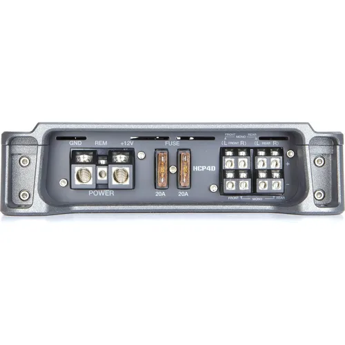 Vista 3 de Hertz Compact Power HCP-4D Clase D Amplificador de 4 canales 145 WRMS x 4 a 2-Ohm