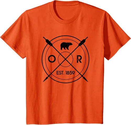 Vista 29 de Oregon Beaver State Bear OR Est. 1859 - Camiseta de regalo, gris, S