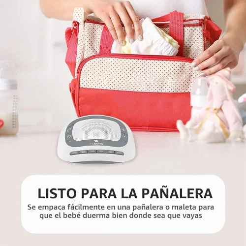 Vista 5 de SoundSpa portátil color blanco de myBaby