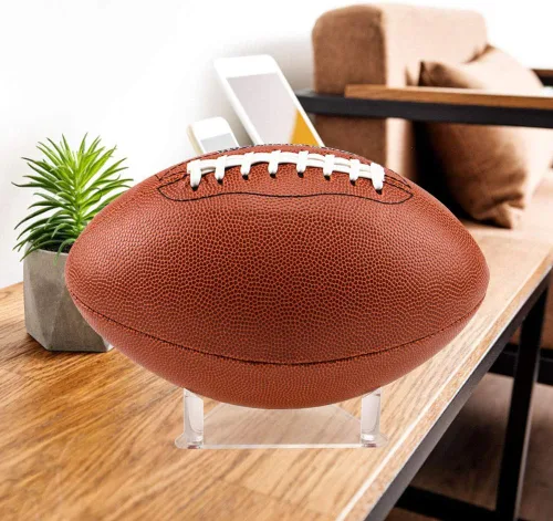 Vista 6 de Tasybox Soporte de bola acrílica, estante de almacenamiento de pelotas deportivas para baloncesto, fútbol, voleibol, fútbol, pelotas de rugby