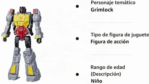 Vista 2 de Transformers - Más el encuentro con el ojo - Grimlock