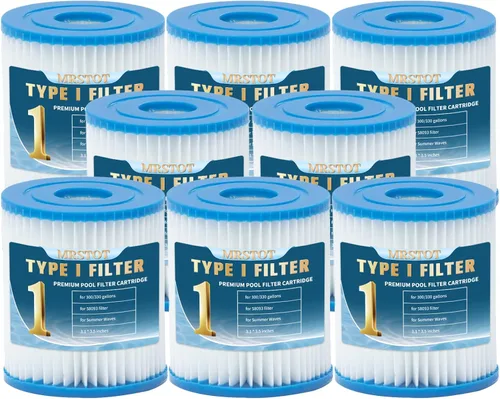 Vista 9 de Cartucho de filtro tipo I para piscinas, cartucho de filtros de repuesto para 58093, para ondas de verano, para bombas de filtro de 300/330 gales/H