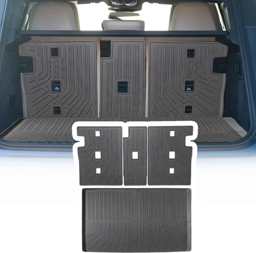 Vista 7 de Forros de Carga Alfombrilla de Respaldo para BMW X1 Accesorios 2023-2025 con Gancho y Velcro Alfombrilla de Maletero Trasero Protector de Cubierta