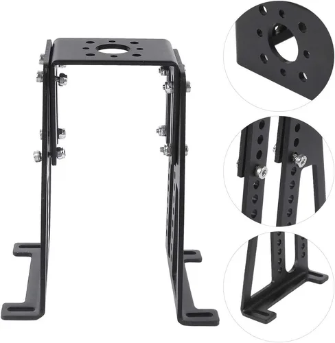 Vista 3 de Dilwe Soporte de motor RC, soporte de montaje de motor de avión RC, piezas de modelo de soporte extraíble de aleación de aluminio, soporte de motor