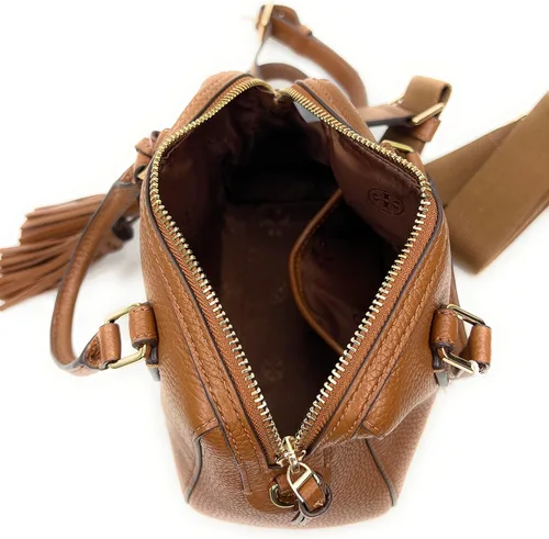 Vista 5 de Tory Burch Thea Web Mini Satchel bandolera (alce), Moose
