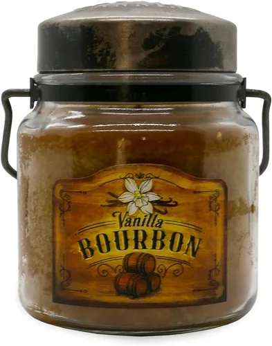 Vista 27 de McCall’s Candles Cocina de la Abuela Vela perfumada de 16 oz Hecha en EE. UU. Frasco rústico vintage con asa de transporte Fragancia